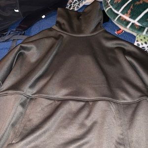 Olive green North face sweatshirt